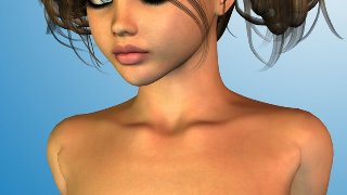 3d babe with dick and pig tails