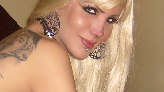 Lovely Shemale Blondie Johnson is dangerous with that big whip in her hands
