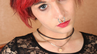 Robin Thorn sexy in black lace